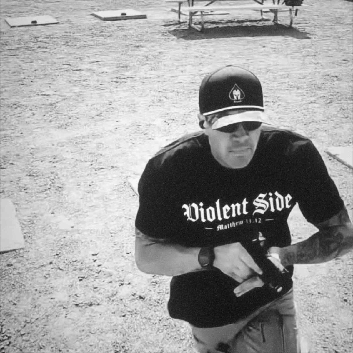 Violent Side Matthew 11:12 grainy lifestyle photo