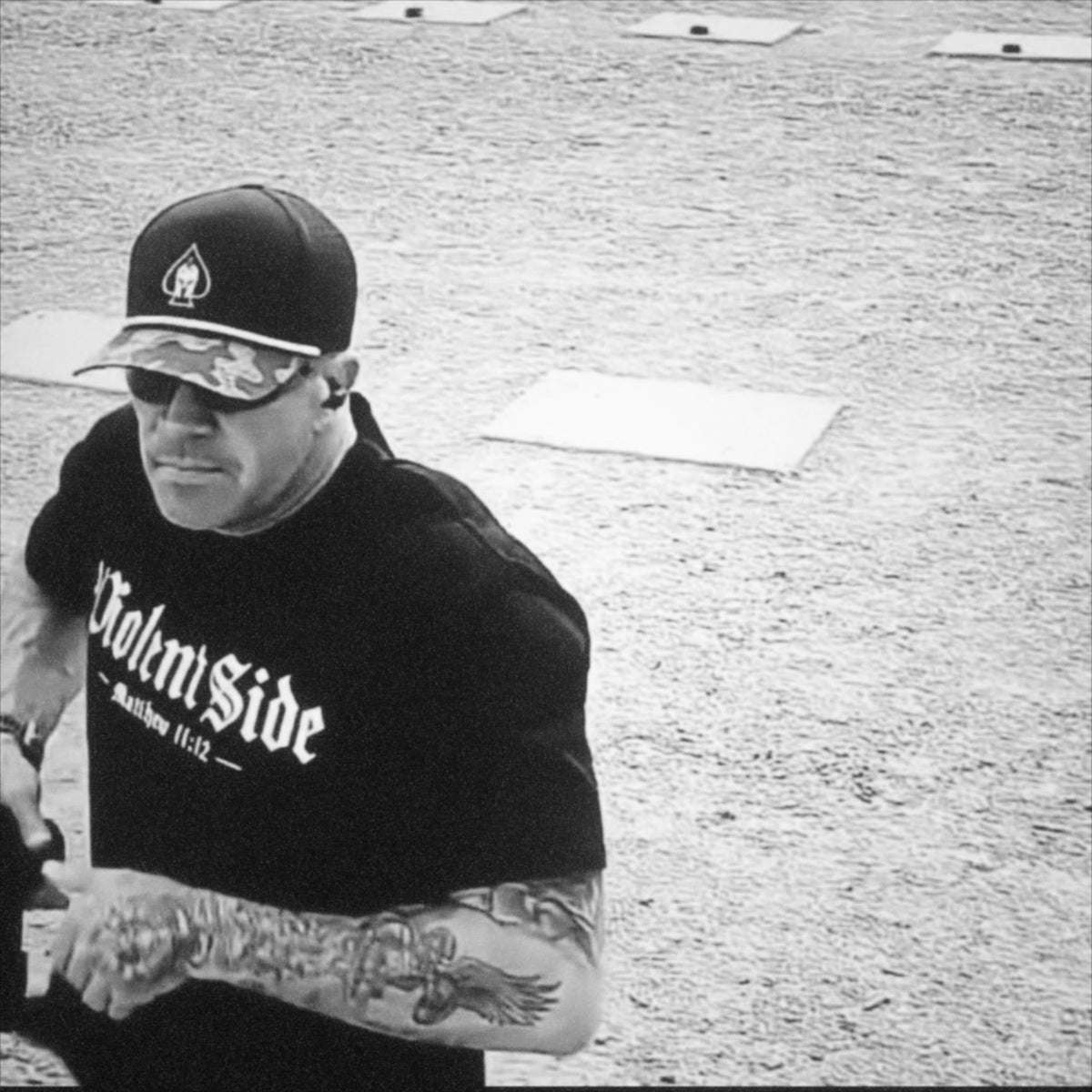 Violent Side Matthew 11:12 grainy range lifestyle photo